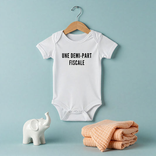 Une demi-part fiscale – Body bébé coton bio