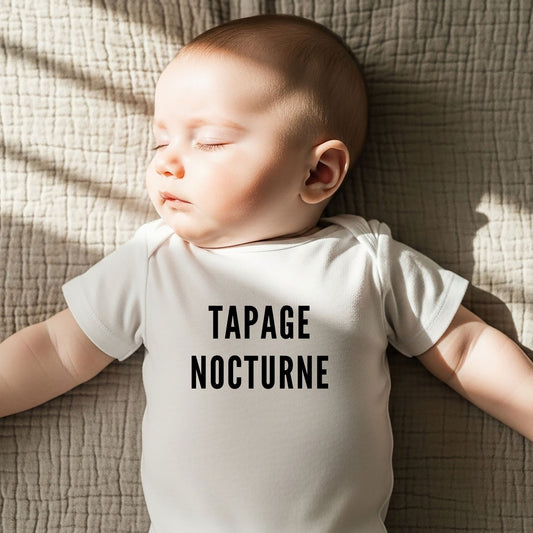 Tapage nocturne – Body bébé coton bio